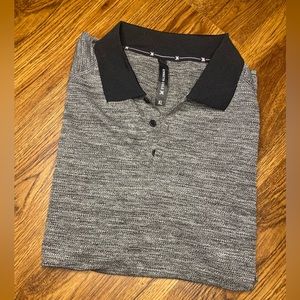 Kenneth Cole Polo Style Shirt Size XL. Black/White
